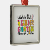 Pass auf den Kindergarten auf, ich komme Ornament Aus Metall (Rechts)