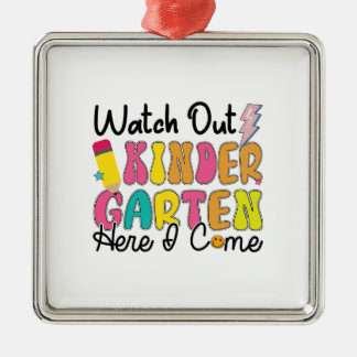Pass auf den Kindergarten auf, ich komme Ornament Aus Metall