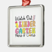 Pass auf den Kindergarten auf, ich komme Ornament Aus Metall (Links)