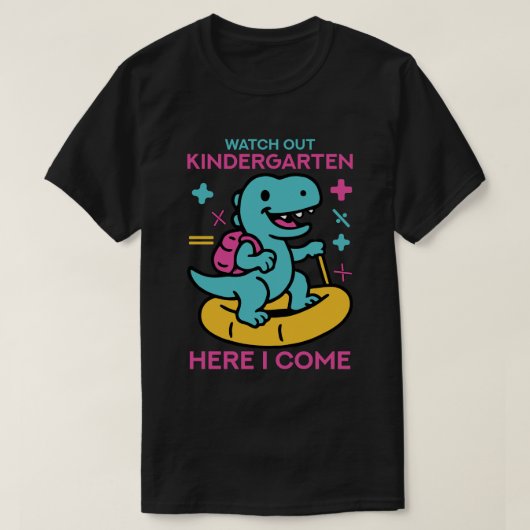 Pass auf den Kindergarten auf T-Shirt (Design vorne)