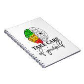 Pass auf dich auf notizblock (Rechte Seite)