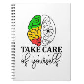 Pass auf dich auf notizblock (Vorderseite)