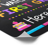 Pass auf die erste Klasse auf, hier komme ich zurü Poster (Ecke)