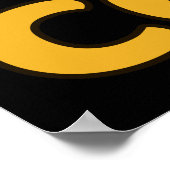 Pass auf die Popcorn Popcorns Food Eater Lover Gra Poster (Ecke)