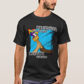 Pass auf die Regenbogenfalte T-Shirt (Vorderseite)