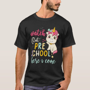 Pass auf die Vorschule auf, hier komme ich zum Ein T-Shirt