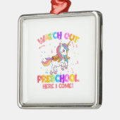 Pass auf die Vorschule auf, ich komme Ornament Aus Metall (Links)