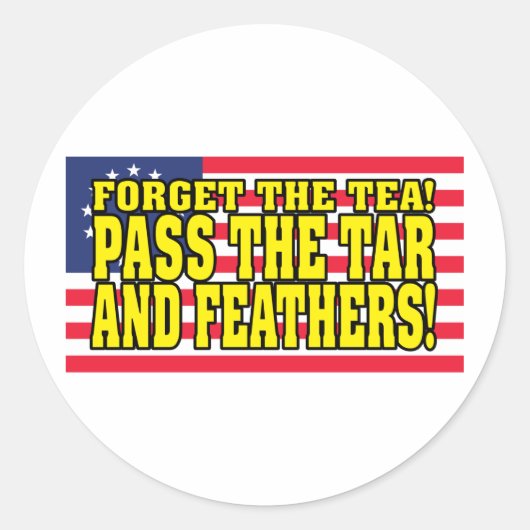 Pass auf die Zaren und Federn! Runder Aufkleber (Vorderseite)