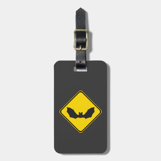 Pass auf! Fledermäuse! Gepäckanhänger (Vorderseite vertikal)