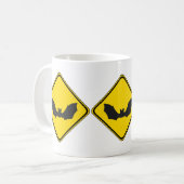 Pass auf! Fledermäuse! Kaffeetasse (Vorderseite Links)