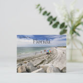 Pass auf Grille Beach Florida Postkarte (Stehend Vorderseite)