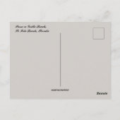 Pass auf Grille Beach Florida Postkarte (Rückseite)