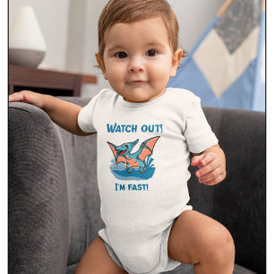 Pass auf! Ich bin schnell! Baby Strampler