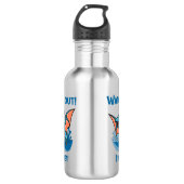 Pass auf! Ich bin schnell! Edelstahlflasche (Vorderseite)