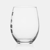 Pass auf, Lehrer im Sommerurlaub Weinglas Ohne Stiel (Links)