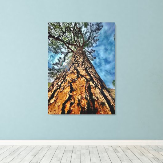 Pass auf! leinwanddruck (Insitu (Holzboden))