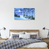 Pass auf Light Canvas Print Leinwanddruck (Insitu (Schlafzimmer))