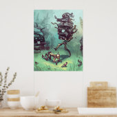 Pass auf! poster (Küche)