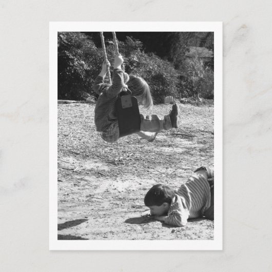 Pass auf! postkarte (Vorderseite)