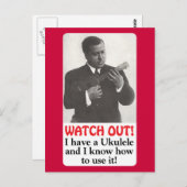 Pass auf! Postkarte (Vorne/Hinten)