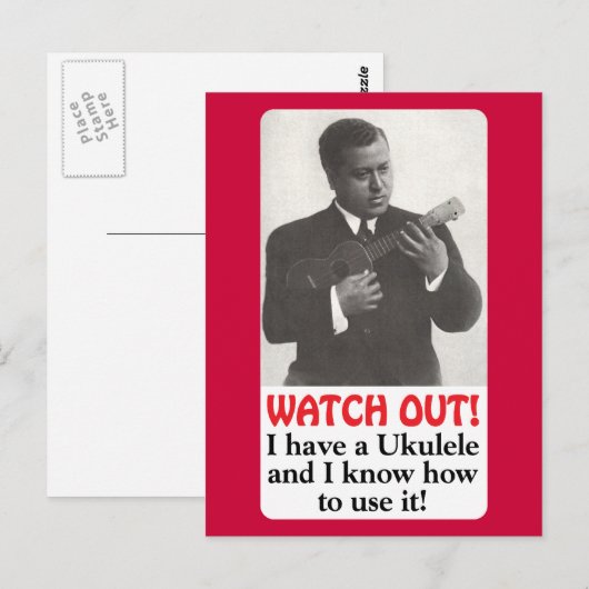 Pass auf! Postkarte (Vorne/Hinten)