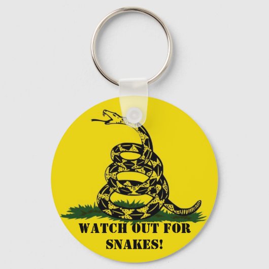 Pass auf Schlangen auf! Schlüsselanhänger (Vorderseite)