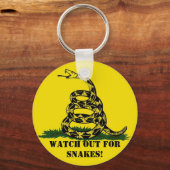 Pass auf Schlangen auf! Schlüsselanhänger (Vorderseite)