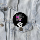 Pass auf, wen du hasst! button (Beispiel)