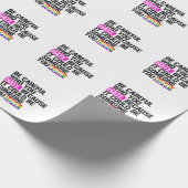 Pass auf, wen du hasst! geschenkpapier (Ecke)