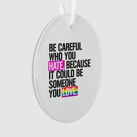 Pass auf, wen du hasst! ornament (Vorderseite)