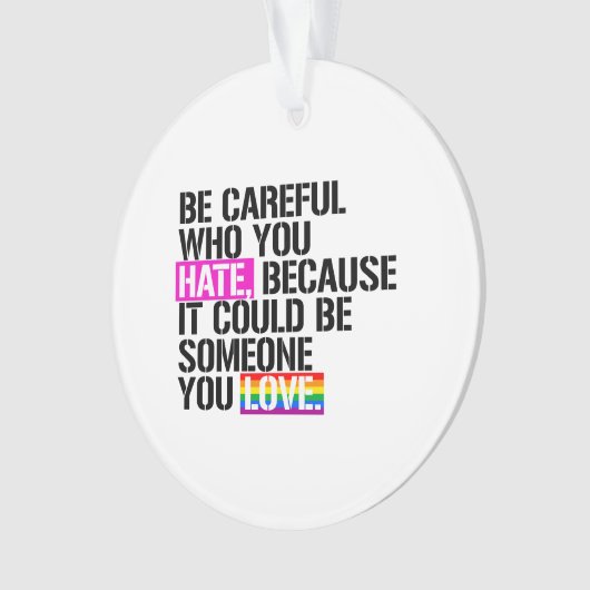 Pass auf, wen du hasst! ornament (Vorderseite)