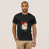 Pass besser auf! Santa ist zurück in Town T-Shir T-Shirt (Vorne ganz)