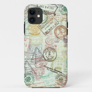 Pass-Briefmarken-Druck-Telefon-Kasten Case-Mate iPhone Hülle