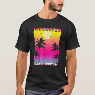 Pass Christlich Mississippi MS Summer Vintag Sunse T-Shirt