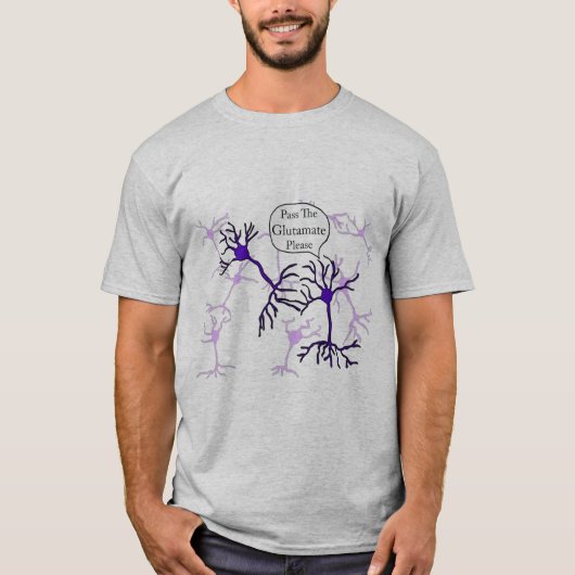 Pass die Glutamate Neuron T-Shirt (Vorderseite)