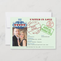 Pass für die Liebe Niedliche Hochzeit in Urlaubsor