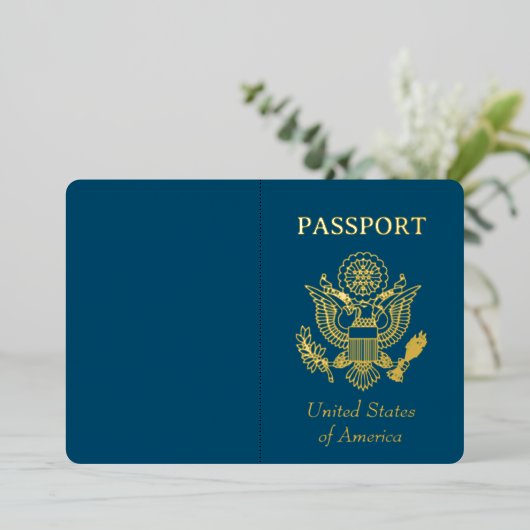 Pass für Imitate Folieneinladung (Stehend vorne)