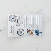 Pass für Mexiko-Hochzeit Einladung (Innenseite)