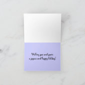 Pass für Vögel Feiertagskarte (Innenseite)