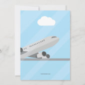 Pass-in der Hand AbschiedsParty Einladung (Rückseite)