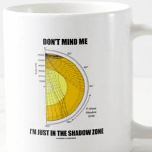 Pass nicht auf, dass ich nur in der Schattenzone b Kaffeetasse
