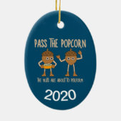 Pass Popcorn Nuts Keramik Ornament (Hinten)