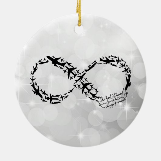 Pass-Unendlichkeits-Zitat-Verzierung, Keramikornament (Hinten)