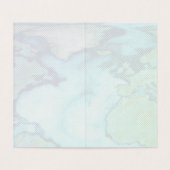 Pass-Visitenkarte Visitenkarten (Innenseite Aufgefaltet)