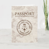 Pass Wedding & Baptisse Griechenland Reisen Einladung (Vorderseite)