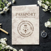 Pass Wedding & Baptisse Griechenland Reisen Einladung