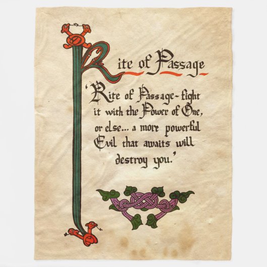 Passage Fleecedecke (Vorderseite)