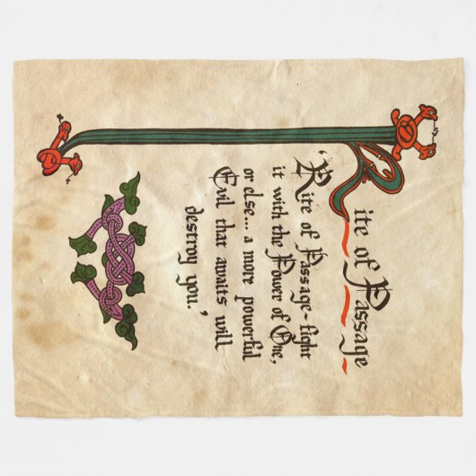 Passage Fleecedecke (Vorderseite (Horizontal))