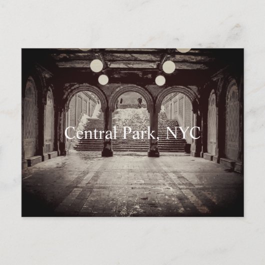 Passage unter der Bethesda Terrace Postkarte (Vorderseite)