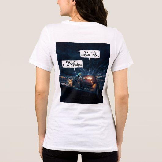 Passageiros Tri-Blend Shirt (Rückseite)